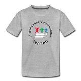 Kinder Premium T-Shirt - ADHSS-LOGO - Grau meliert