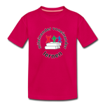 Kinder Premium T-Shirt - ADHSS-LOGO - dunkles Pink