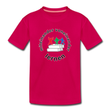 Kinder Premium T-Shirt - ADHSS-LOGO - dunkles Pink