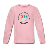 Kinder Premium Langarmshirt - ADHSS-LOGO - Hellrosa