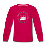 Kinder Premium Langarmshirt - ADHSS-LOGO - dunkles Pink