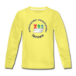 Kinder Premium Langarmshirt - ADHSS-LOGO - Gelb