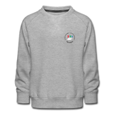 Kinder Premium Pullover - ADHSS-LOGO - Grau meliert