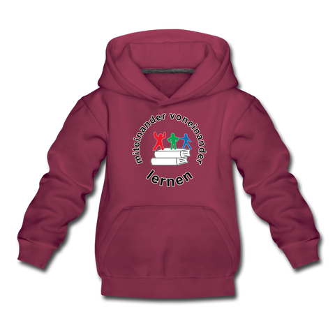 Kinder Premium Hoodie - ADHSS-LOGO - Bordeaux