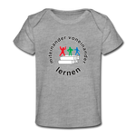 Baby Bio-T-Shirt - ADHSS-LOGO - Grau meliert