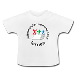 Baby T-Shirt von BabyBugz - ADHSS-LOGO - Weiß