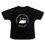 Baby T-Shirt von BabyBugz - ADHSS-LOGO - Schwarz