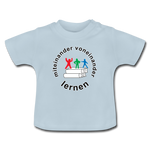 Baby T-Shirt von BabyBugz - ADHSS-LOGO - Hellblau