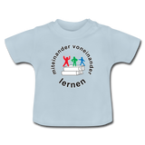 Baby T-Shirt von BabyBugz - ADHSS-LOGO - Hellblau