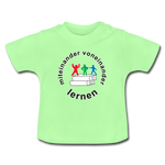 Baby T-Shirt von BabyBugz - ADHSS-LOGO - Mintgrün