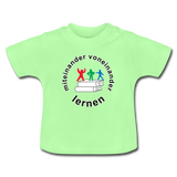 Baby T-Shirt von BabyBugz - ADHSS-LOGO - Mintgrün