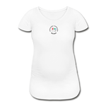 Frauen Schwangerschafts-T-Shirt - ADHSS-LOGO - Weiß