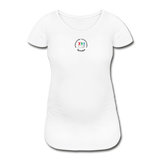 Frauen Schwangerschafts-T-Shirt - ADHSS-LOGO - Weiß