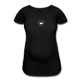 Frauen Schwangerschafts-T-Shirt - ADHSS-LOGO - Schwarz