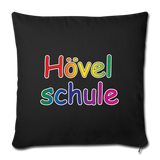 Sofakissenbezug 44 x 44 cm - HVL-Logo - Schwarz