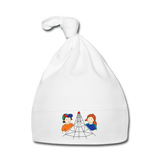Baby Mütze von BabyBugz - HVL-Logo - Weiß