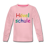 Kinder Premium Langarmshirt - HVL-Logo 1 - Hellrosa