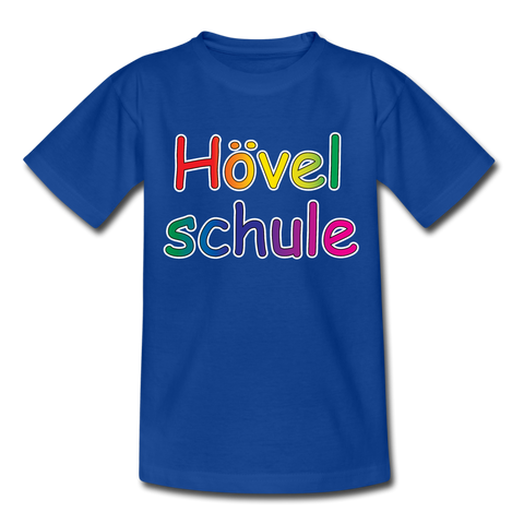 Teenager T-Shirt von B&C - HVL-Logo 1 - Royalblau