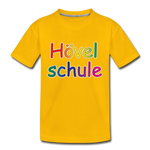 Teenager Premium T-Shirt - HVL-Logo 1 - Sonnengelb