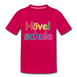 Teenager Premium T-Shirt - HVL-Logo 1 - dunkles Pink