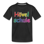 Teenager Premium Bio T-Shirt - HVL-Logo 1 - Schwarz