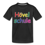 Teenager Premium Bio T-Shirt - HVL-Logo 1 - Schwarz