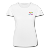 Frauen-T-Shirt von Fruit of the Loom - HVL-Logo - Weiß