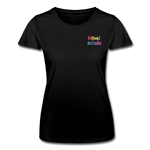 Frauen-T-Shirt von Fruit of the Loom - HVL-Logo - Schwarz