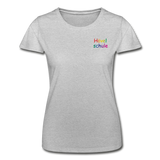 Frauen-T-Shirt von Fruit of the Loom - HVL-Logo - Grau meliert