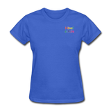 Frauen Heavy T-Shirt von GILDAN - HVL-Logo - Königsblau