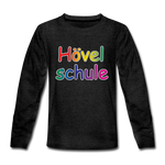 Teenager Premium Langarmshirt - HVL-Logo 1 - Anthrazit