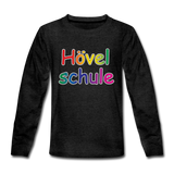 Teenager Premium Langarmshirt - HVL-Logo 1 - Anthrazit