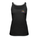 Frauen Premium Tank Top - HVL-Logo - Schwarz