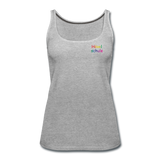 Frauen Premium Tank Top - HVL-Logo - Grau meliert