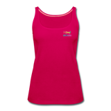 Frauen Premium Tank Top - HVL-Logo - dunkles Pink