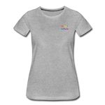 Frauen Premium T-Shirt - HVL-Logo - Grau meliert