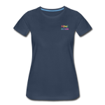 Frauen Premium T-Shirt - HVL-Logo - Navy