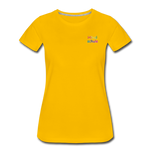 Frauen Premium T-Shirt - HVL-Logo - Sonnengelb