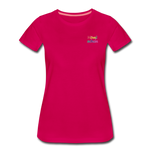 Frauen Premium T-Shirt - HVL-Logo - dunkles Pink