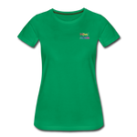 Frauen Premium T-Shirt - HVL-Logo - Kelly Green