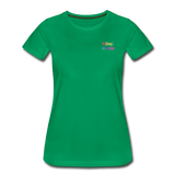 Frauen Premium T-Shirt - HVL-Logo - Kelly Green