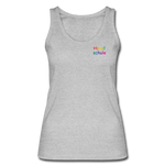 Frauen Bio Tank Top von STANLEY/STELLA - HVL-Logo - Grau meliert