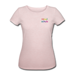 Frauen Bio-T-Shirt von STANLEY/STELLA - HVL-Logo - Rosa-Creme meliert