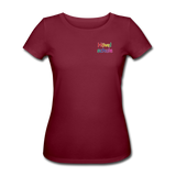 Frauen Bio-T-Shirt von STANLEY/STELLA - HVL-Logo - Burgunderrot