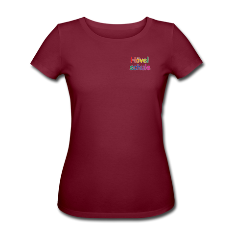 Frauen Bio-T-Shirt von STANLEY/STELLA - HVL-Logo - Burgunderrot