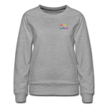 Frauen Premium Pullover - HVL-Logo - Grau meliert