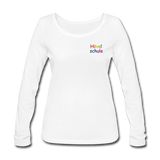 Frauen Bio-Langarmshirt von STANLEY/STELLA - HVL-Logo - Weiß