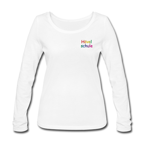 Frauen Bio-Langarmshirt von STANLEY/STELLA - HVL-Logo - Weiß