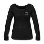 Frauen Bio-Langarmshirt von STANLEY/STELLA - HVL-Logo - Schwarz