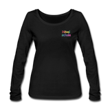 Frauen Bio-Langarmshirt von STANLEY/STELLA - HVL-Logo - Schwarz